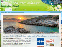 Tablet Screenshot of lapetitecalanque.com